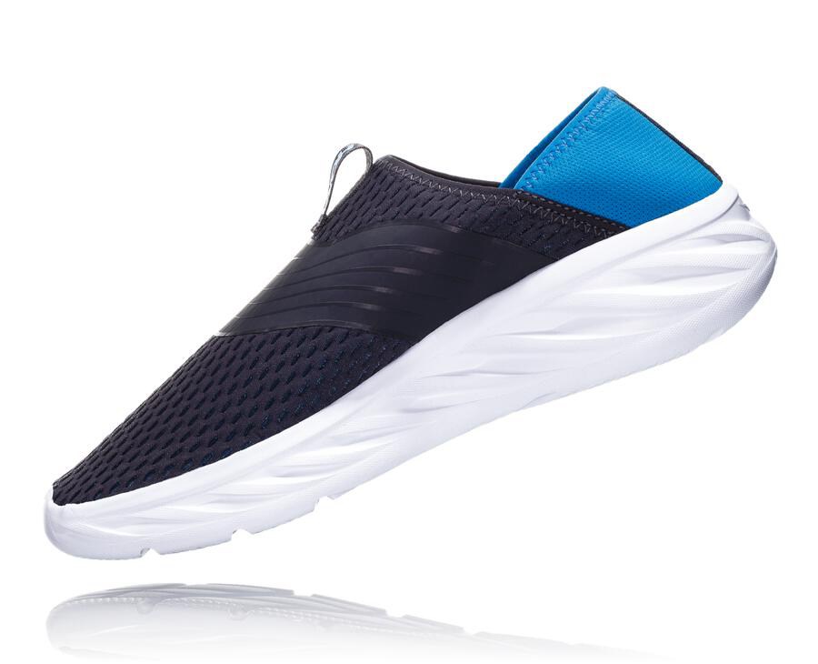 Sandals Mens - Hoka One One Mafate Speed 3 - Navy/White - YLQAHOD-30